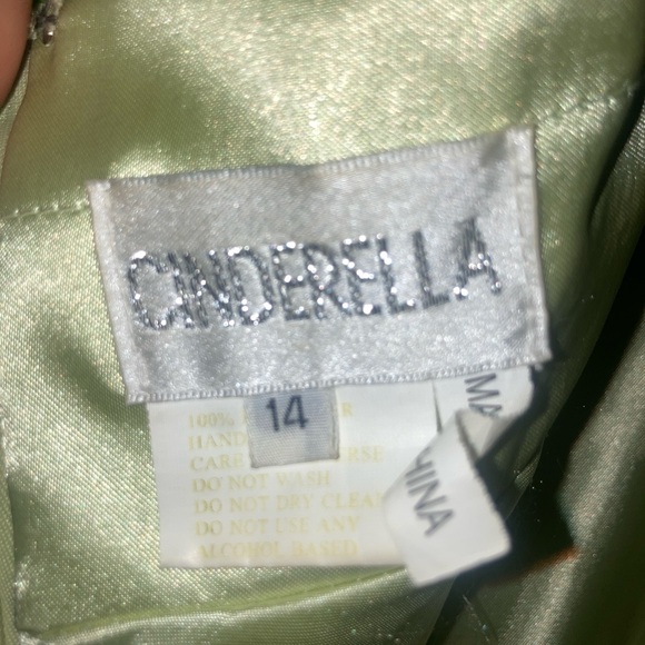 Cinderella Beaded Butterfly Print Party Dress Size 14 Tulle Skirt Fairycore - Picture 9 of 9